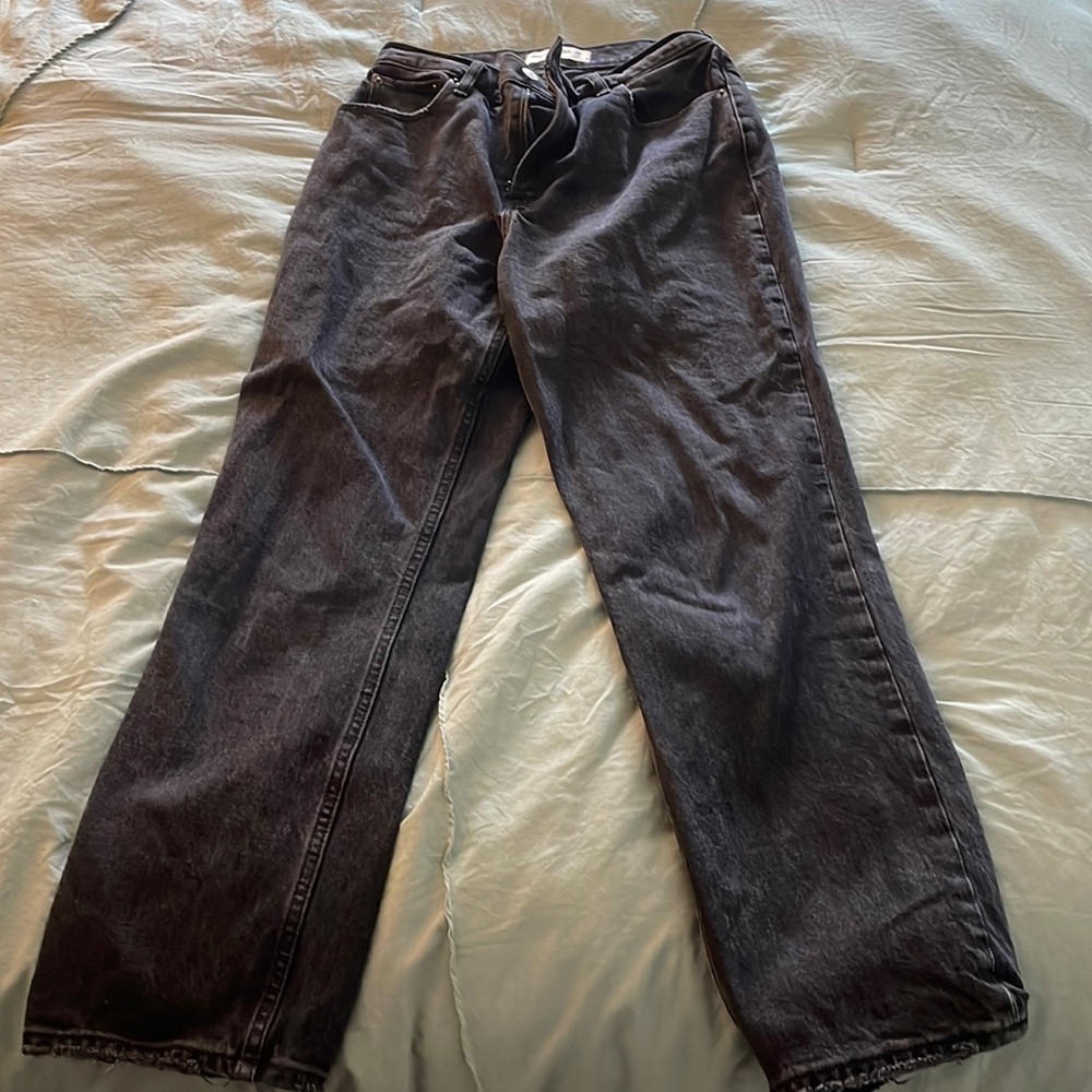 Abercrombie 90s Straight Ultra High Rise Jeans